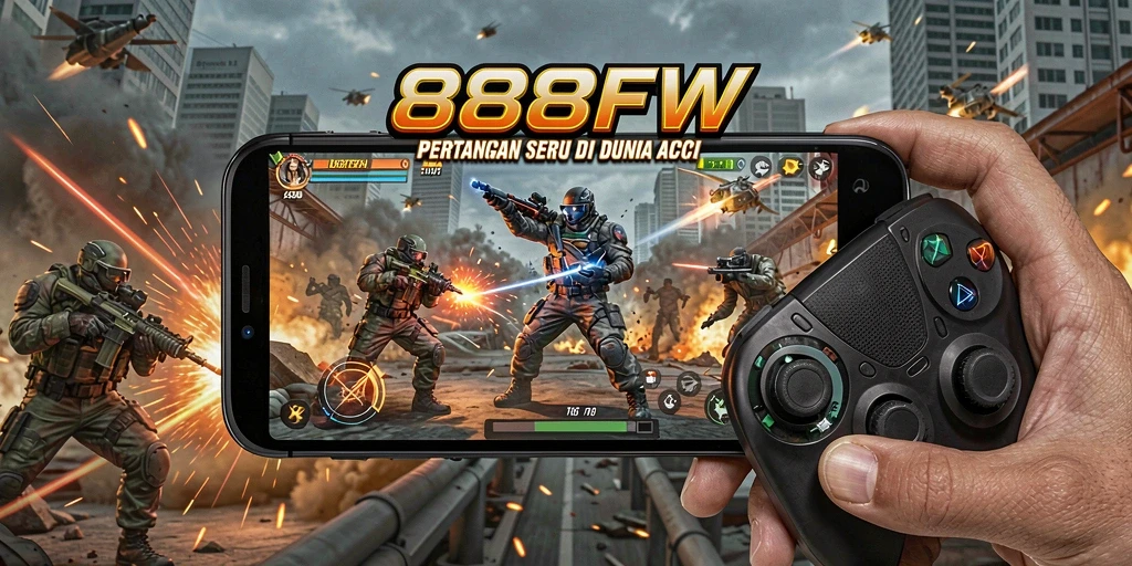 Tampilan gameplay seru dari 888FW dengan pertempuran yang dinamis.