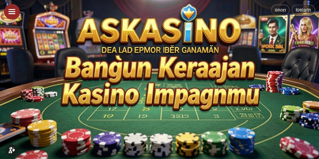 Screenshot utama ASKASINO menampilkan gameplay menarik dalam membangun kasino.