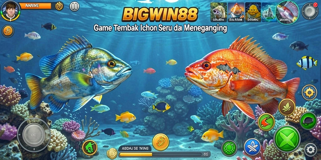 Tampilan tangkapan layar dari gameplay seru Tembak Ikan di BIGWIN88.