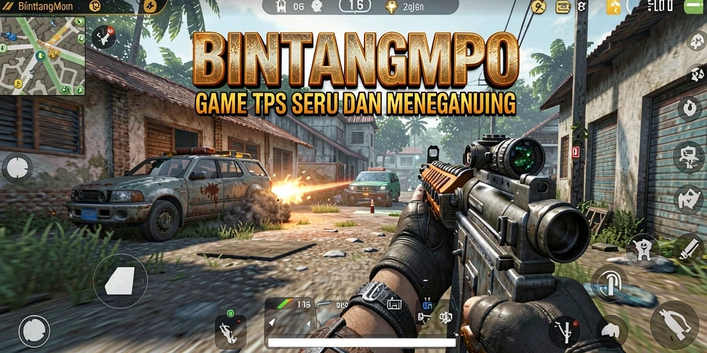 Tampilan gameplay seru dan mendebarkan dari BINTANGMPO.
