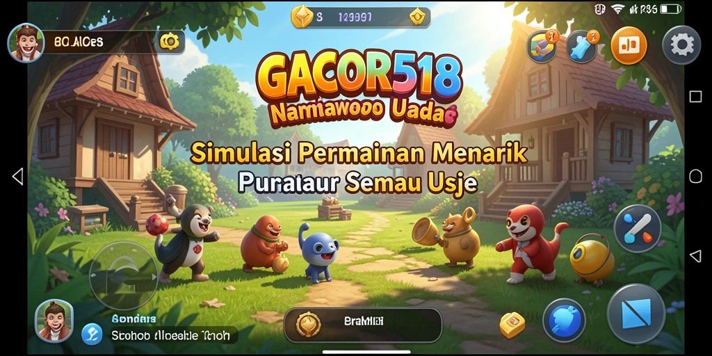 Tampilan gameplay GACOR518 yang menarik dan interaktif.