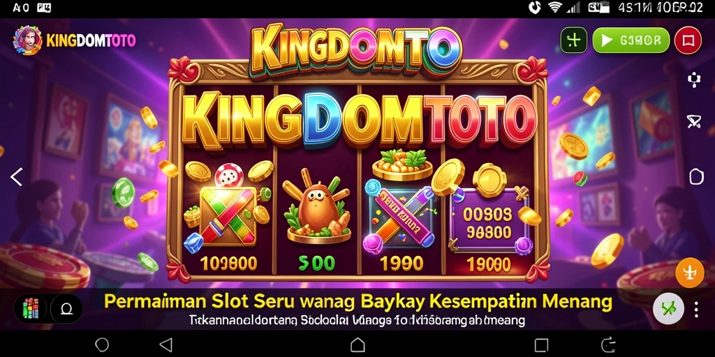Tampilan gameplay Slot yang menarik di KINGDOMTOTO.