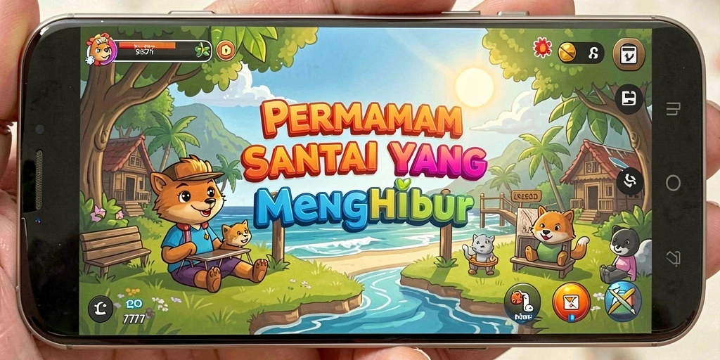 Tangkapan layar utama L777 menunjukkan gameplay yang seru dan interaktif.