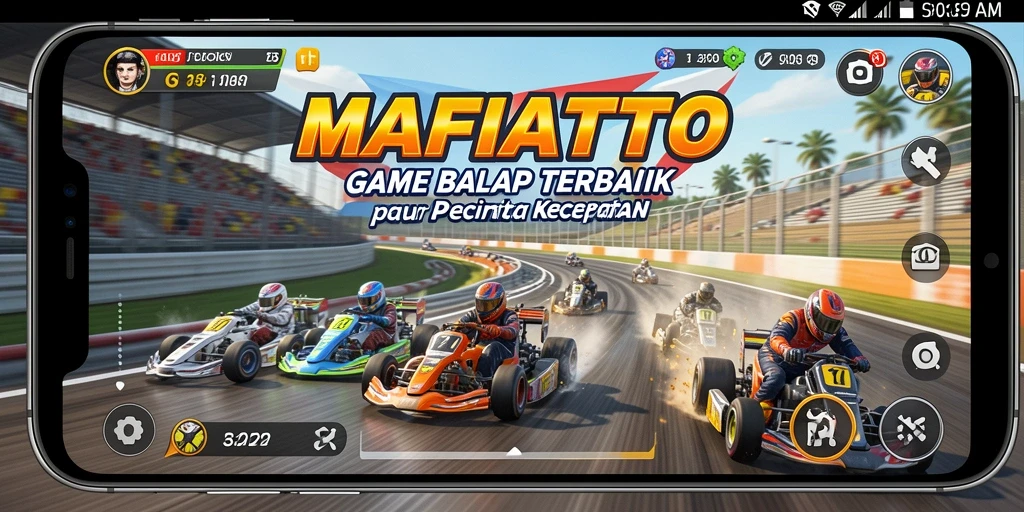 Tampilan menegangkan dari balapan MAFIATOTO dengan mobil yang cepat.