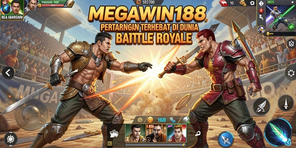 Gameplay mendebarkan dengan grafis mengesankan di MEGAWIN188.