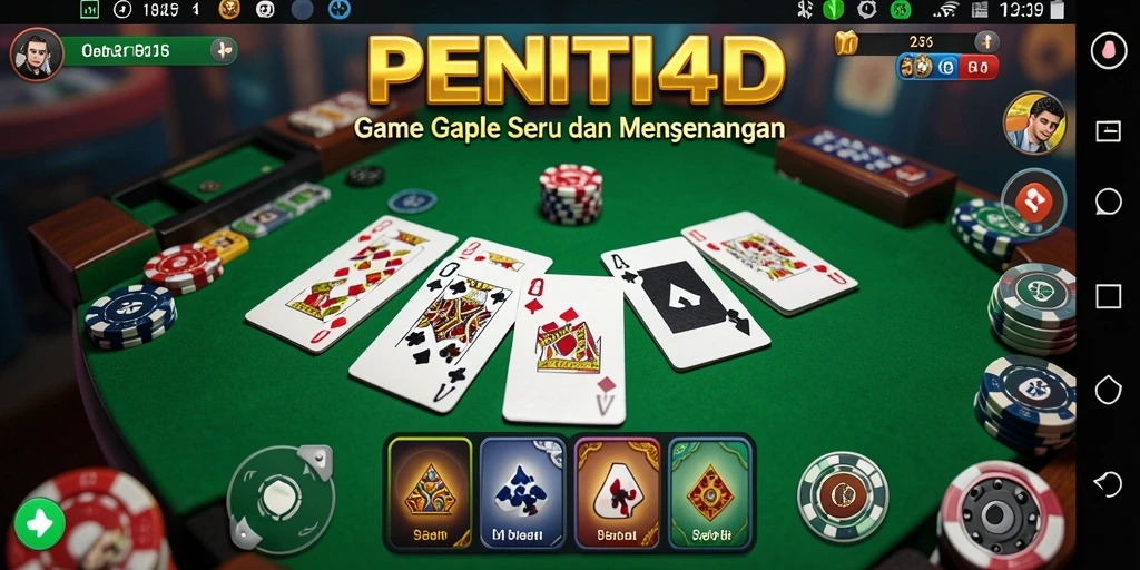 Tampilan gameplay Gaple yang seru dan interaktif.