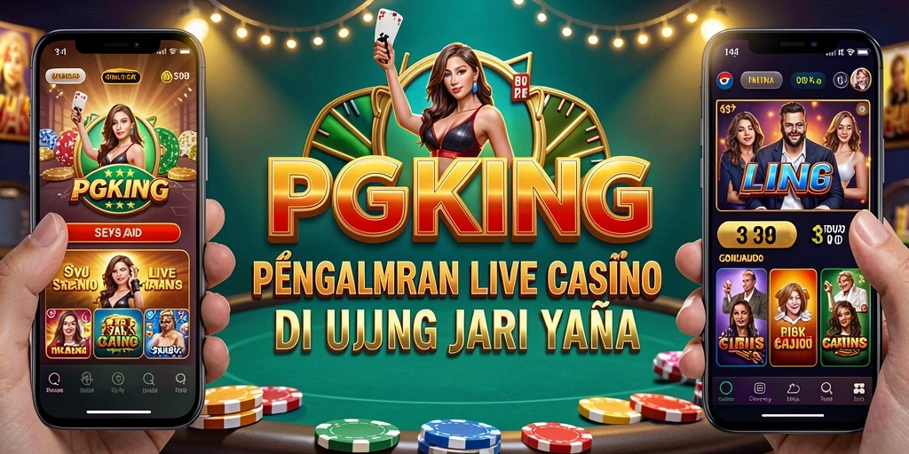 Tampilan gameplay Live Casino yang mendebarkan dan interaktif.