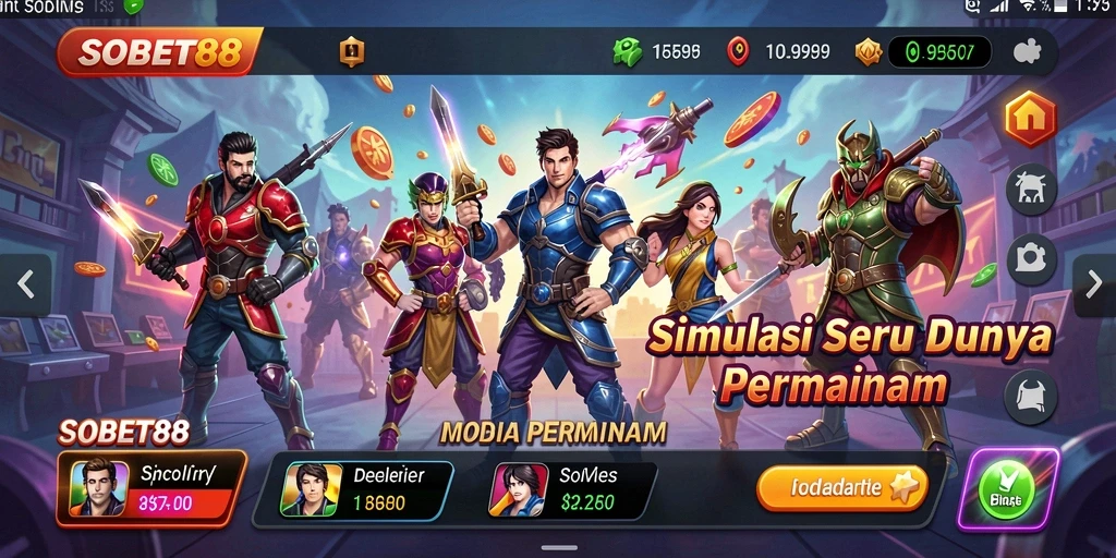 Tampilan gameplay menarik dari SOBET88 yang penuh dengan tantangan.