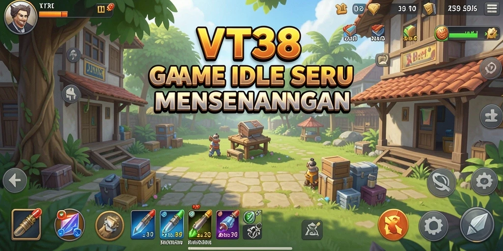 Tampilan screenshot utama VT38 yang menampilkan gameplay Idle yang menarik.